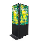 Double Sided, Floor Standing, Indoor Lcd Display Kiosk for Advertising